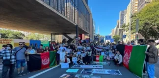 «صدا برای حقوق زنان» در برازیل گردهمآیی اعتراضی برگزار کرد