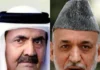 کرزی درگذشت امیر پیشین قطر را تسلیت گفت