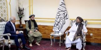 گفتوگوی ملا برادر و خلیلزاد درباره جذب سرمایهگذاری خارجی