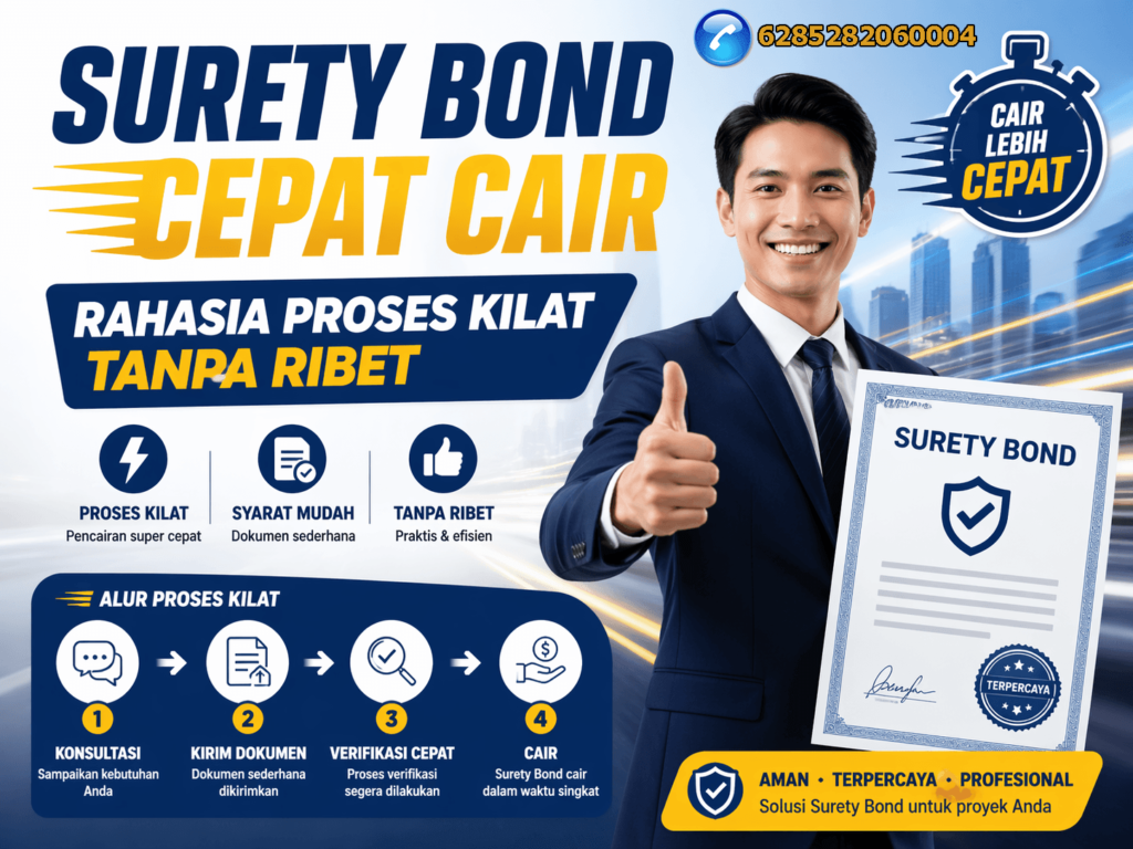 Surety bond cepat cair dan terpercaya