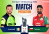 Ireland cricket team set 235-run target against Oman cricket team at T20 World Cup