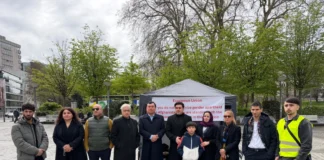 Protest in Brussels Calls for Recognition of Afghan Women’s Rights