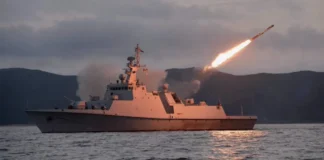 North Korea Tests Cruise and Anti-Ship Missiles from Warship