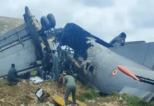Indian military aircraft crashes in Assam