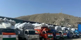 Indian humanitarian aid arrives in Kabul