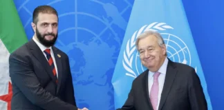 UN chief António Guterres meets Syria’s President Ahmed al-Sharaa in Damascus