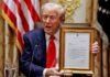 Trump says he deserved eight Nobel Peace Prizes