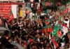 Thousands of Imran Khan supporters march towards Islamabad