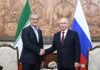 Pezeshkian tells Putin Iran is ready for a “balanced and fair” deal with US